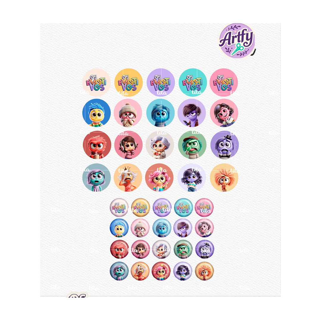 Os Emotivos  Buttons 1