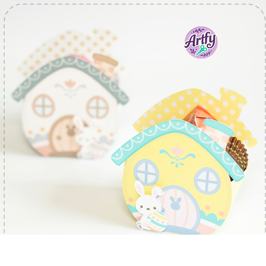  Caixa casinha coelho 1