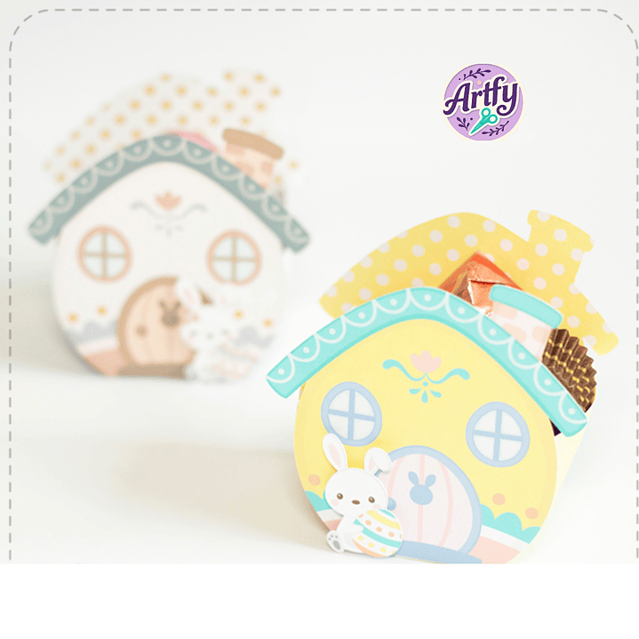  Caixa casinha coelho 1