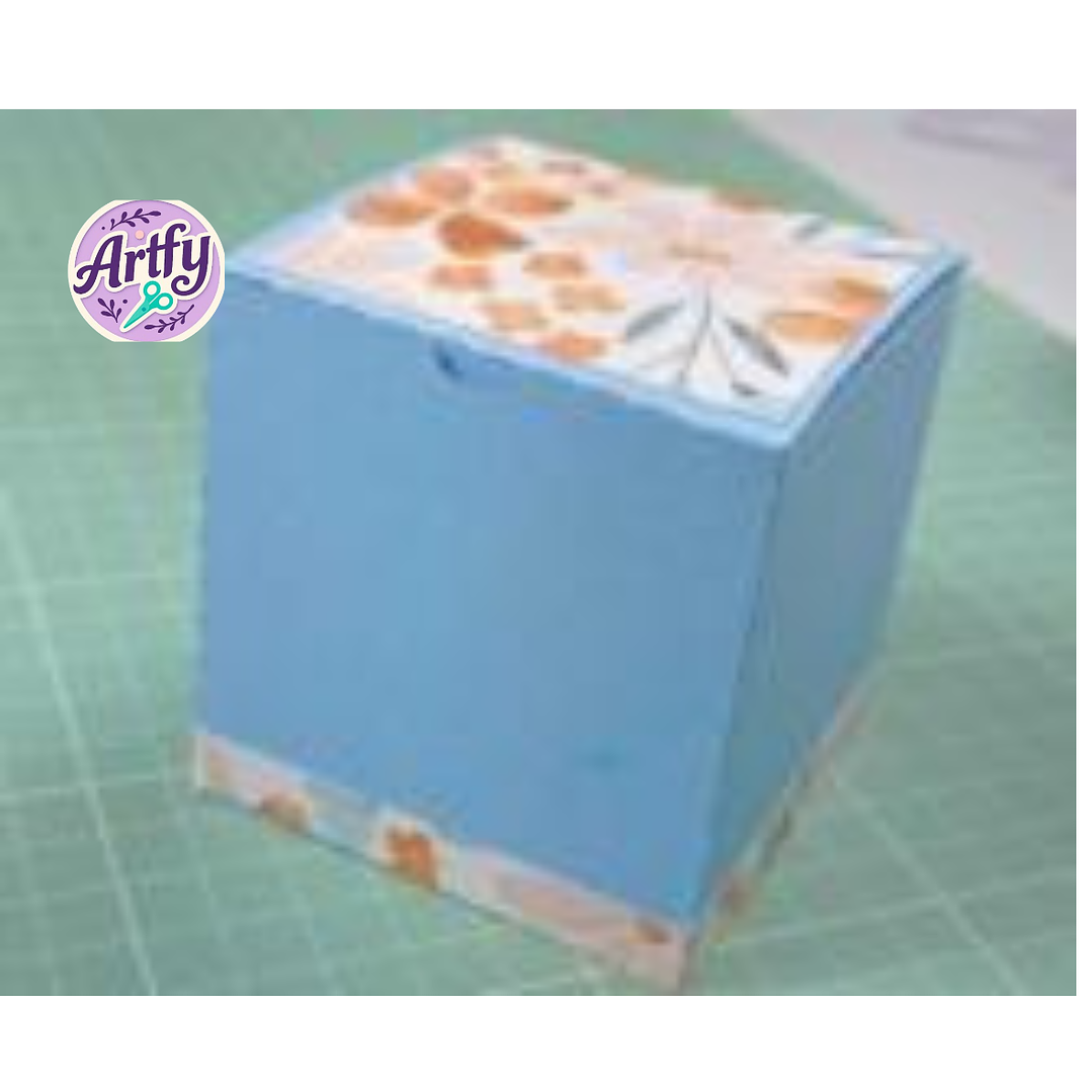 Caixa Cubo Florido  1
