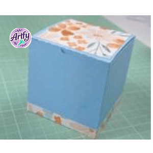 Caixa Cubo Florido 