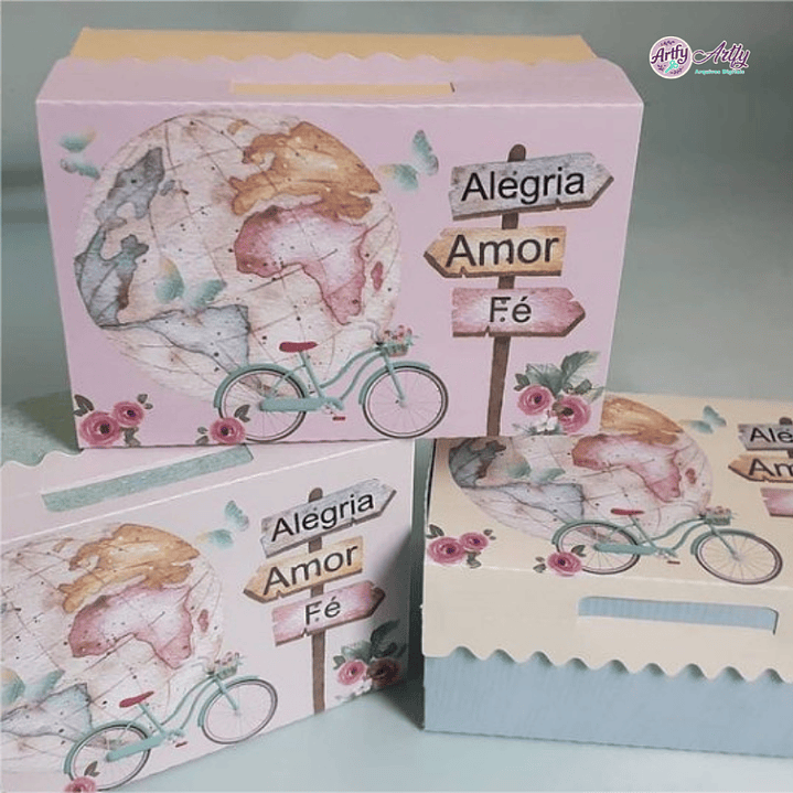 Caixa Alegria, amor e fé 1