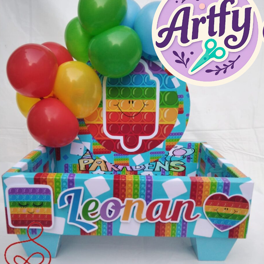 Caixa Cenário Azul 1