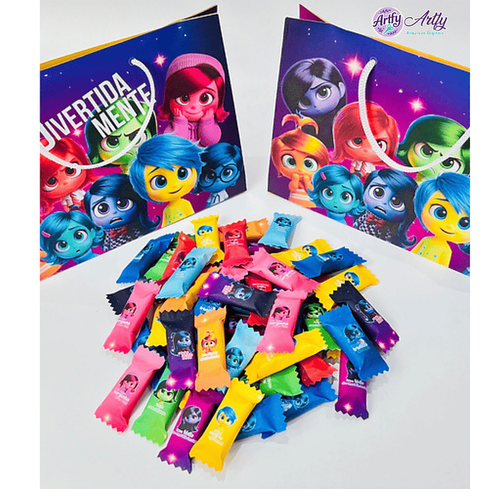 BALINHAS E SACOLA DIVERTIDAMENTE 2