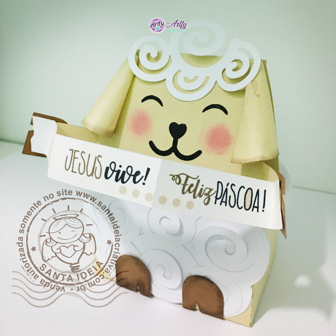 Sacolinha Ovelha Santa Ideia 1