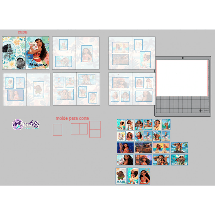 MOANA - Álbum de Figurinhas 1