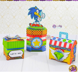 Caixa TRIO GAME SONIC