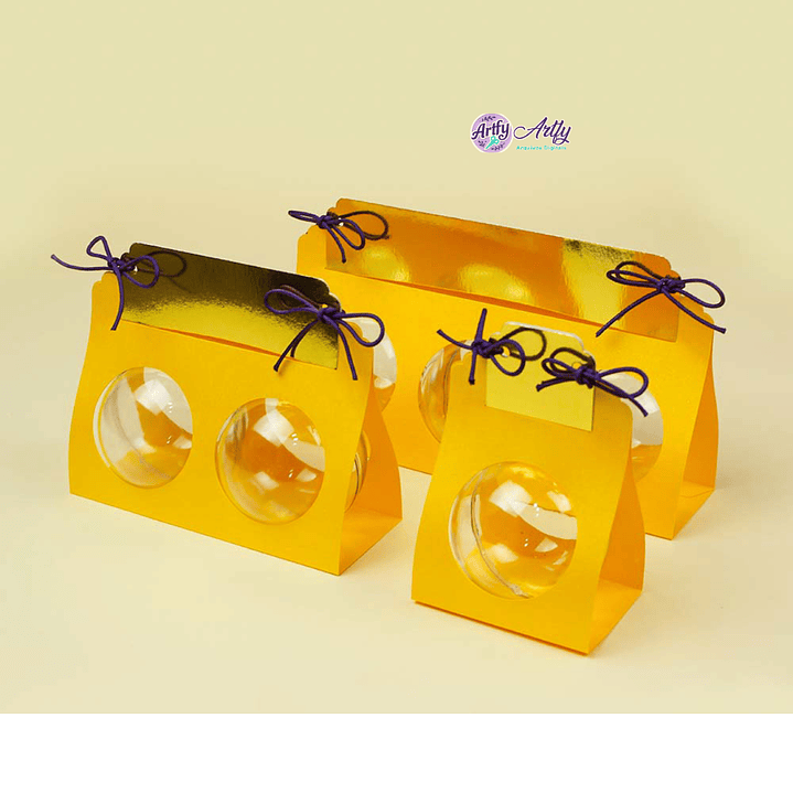 Combinho Rótulo Esferas Amarelo 1