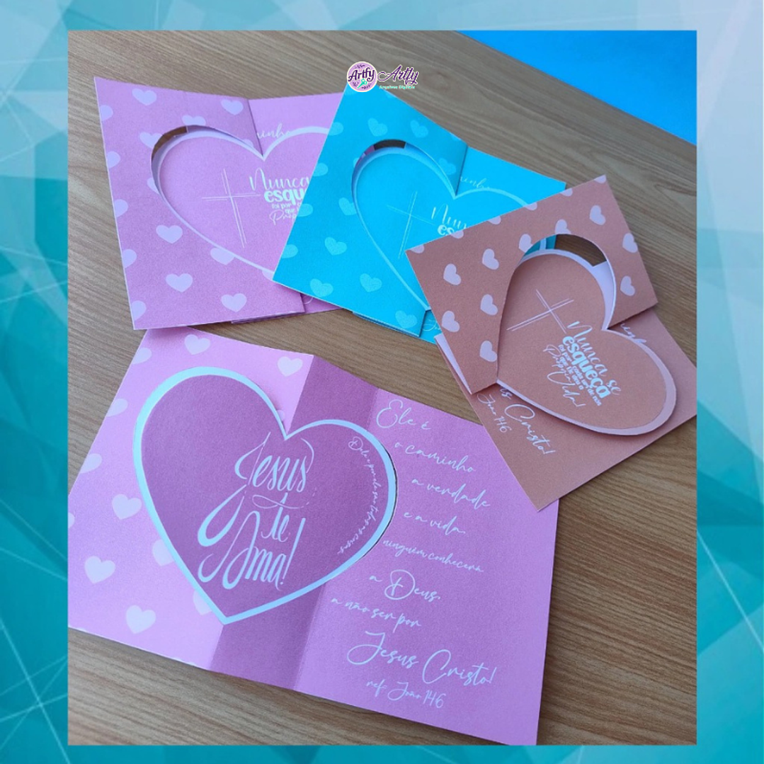 Cartão Jesus Te Ama 1