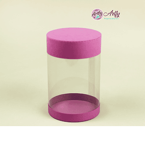  Caixa Redonda Acetato 