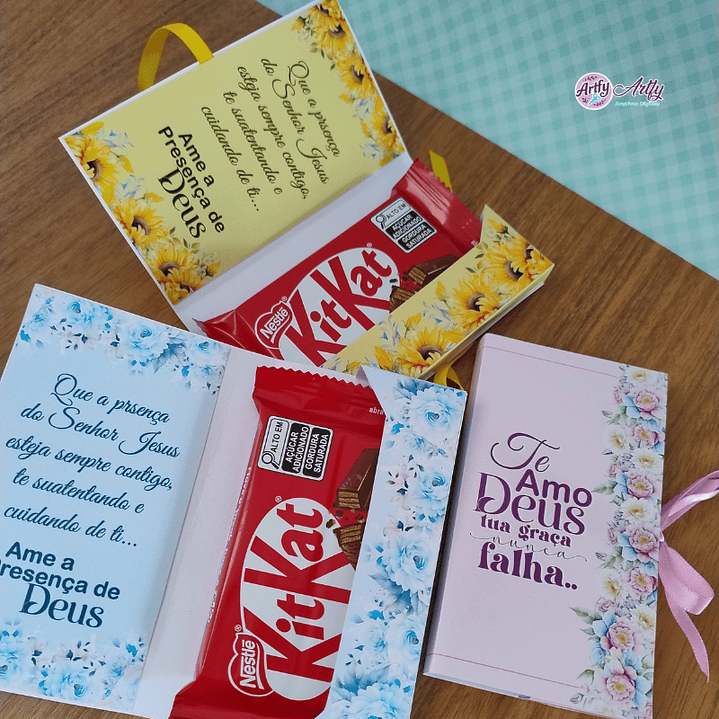 Coleção te amo deus kit kat 1