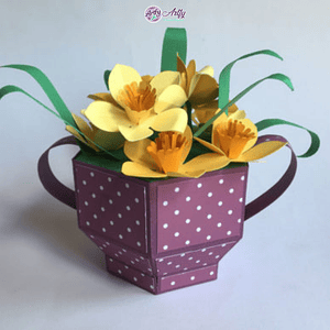 Caixa Flor Amarela