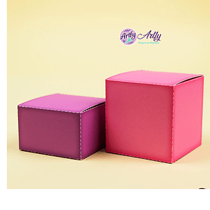 Caixa Quadrada Colorida