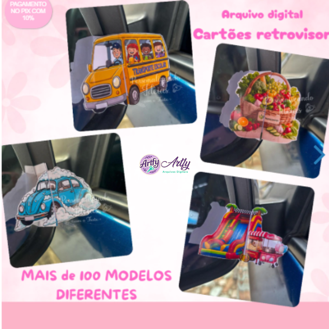 Card Cartões Retrovisor 1
