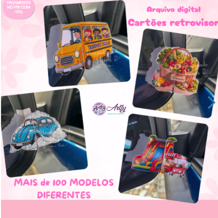 Card Cartões Retrovisor 1