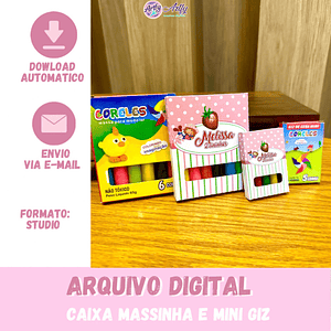 Caixa Massinha e Giz