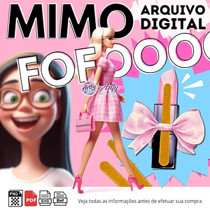 Card Lixa Batom Rosa