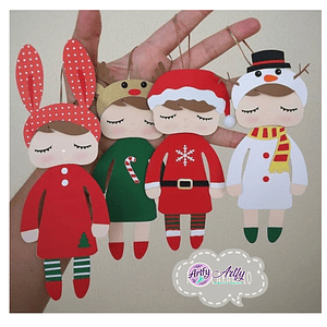 Bonecas do Metoo Natalinas 