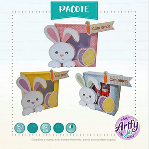 Caixa 4 Batons Páscoa