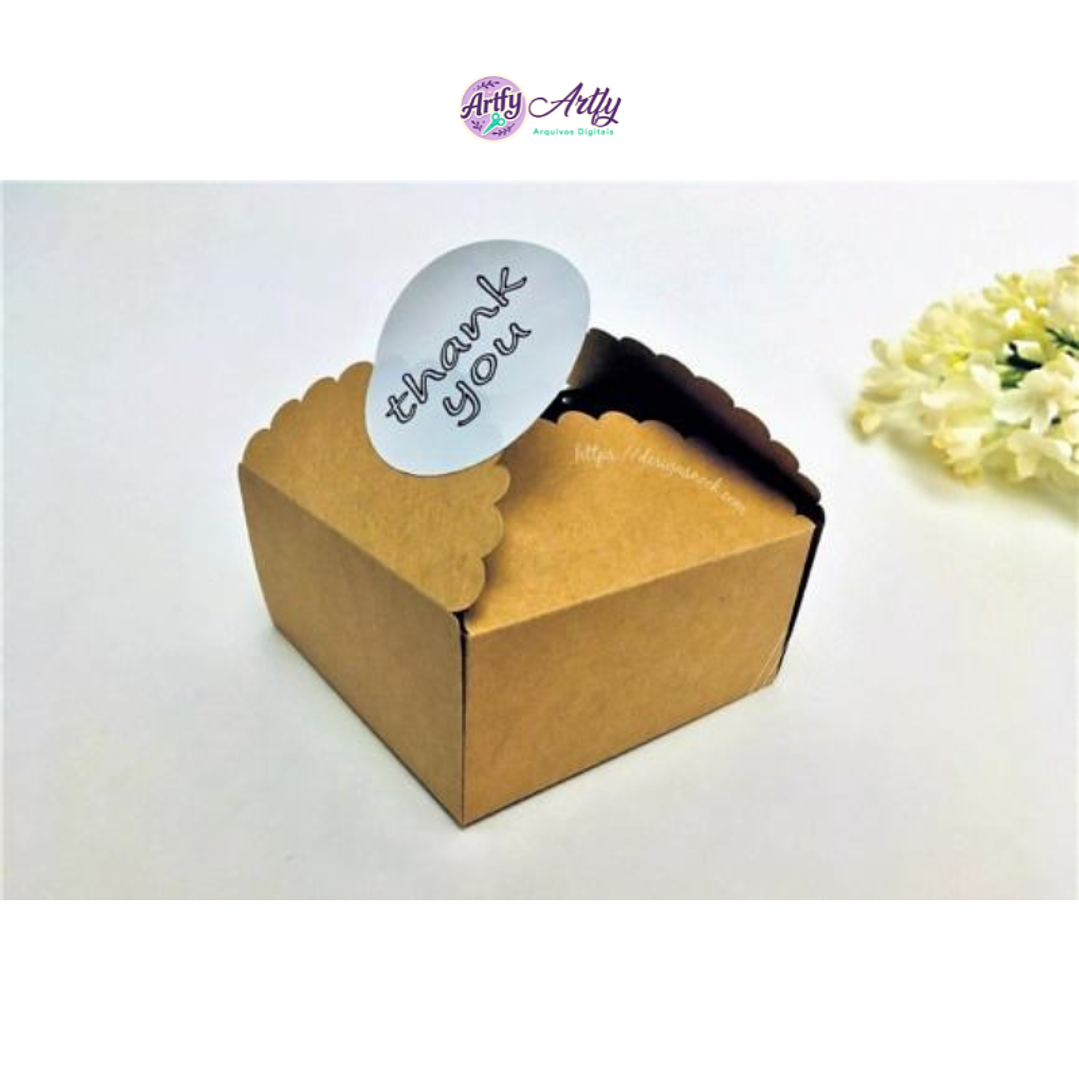 Caixa de agradecimento em formato de vieira (faça você mesmo) 1