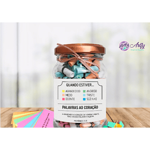 Palavras do Coração  POTINHO DE MENSAGENS