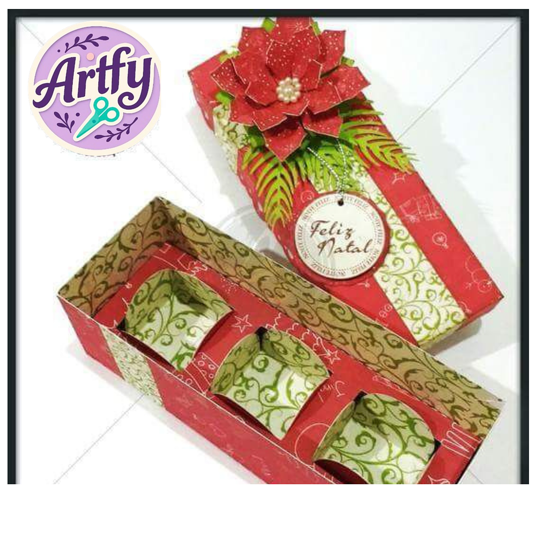 CAIXA PARA 3 DOCES 1