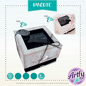 Caixa Quadro Dia dos Namorados