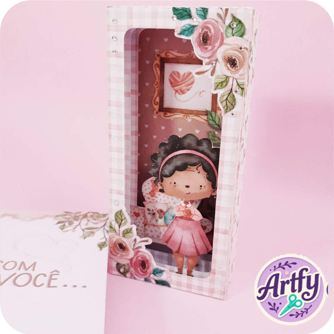 Kit Caixa Cenário Barra de Chocolate 1