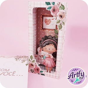 Kit Caixa Cenário Barra de Chocolate