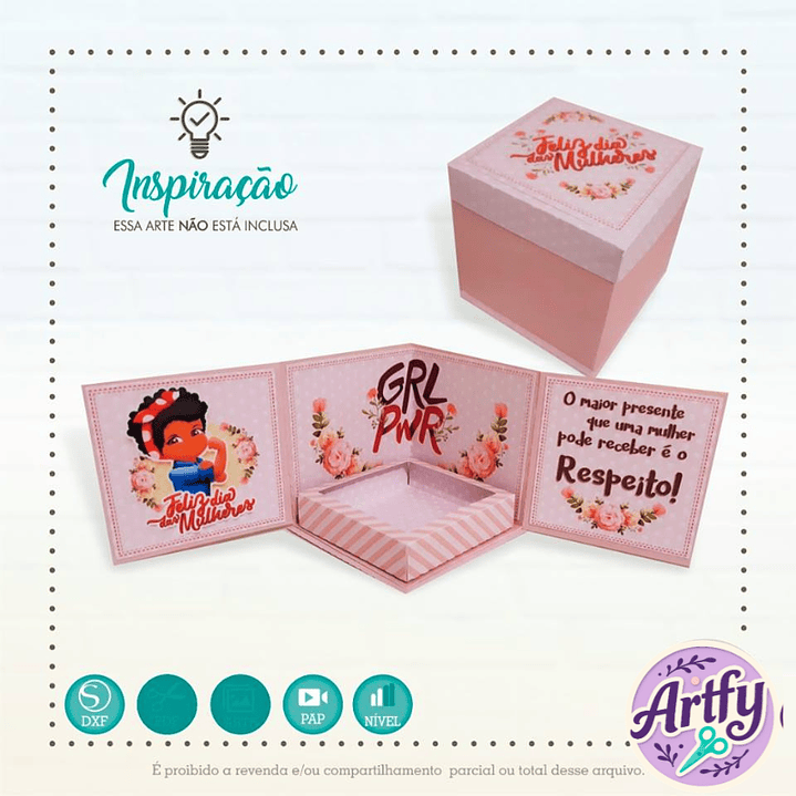 Kit Caixa Especial Dia das Mulheres 1