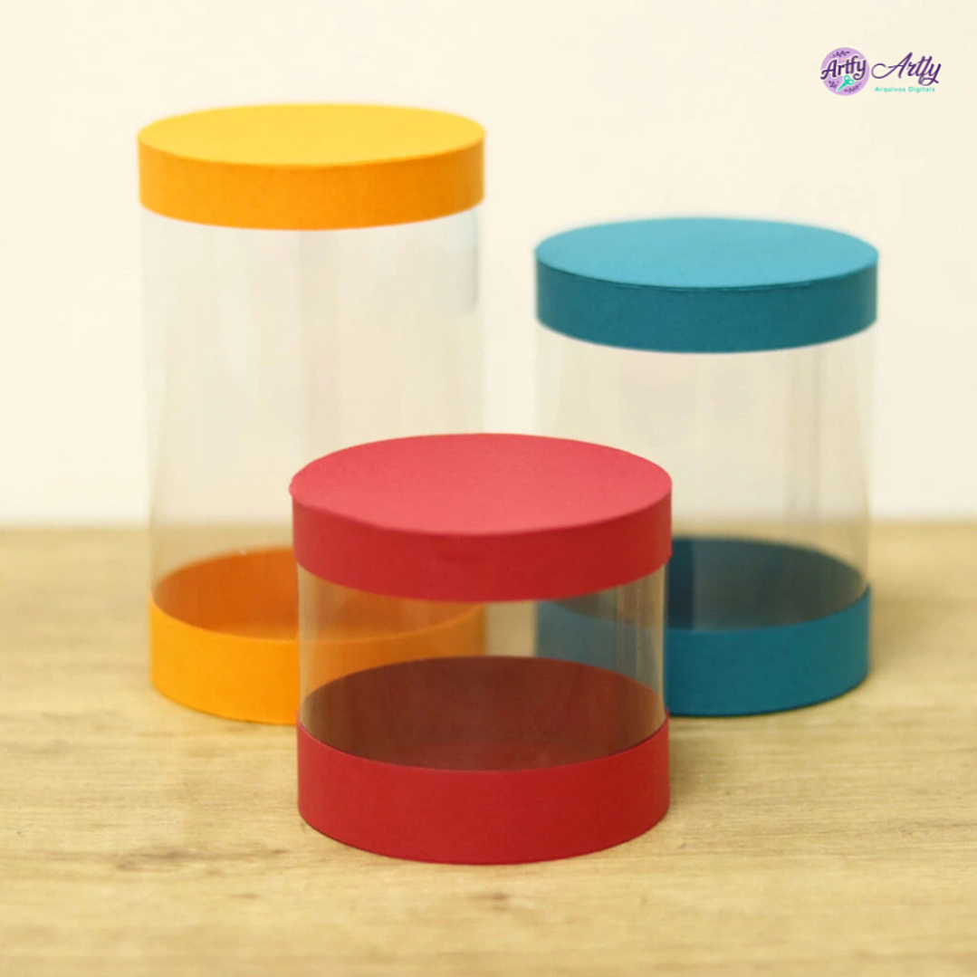 Trio Caixas Cilíndricas 1