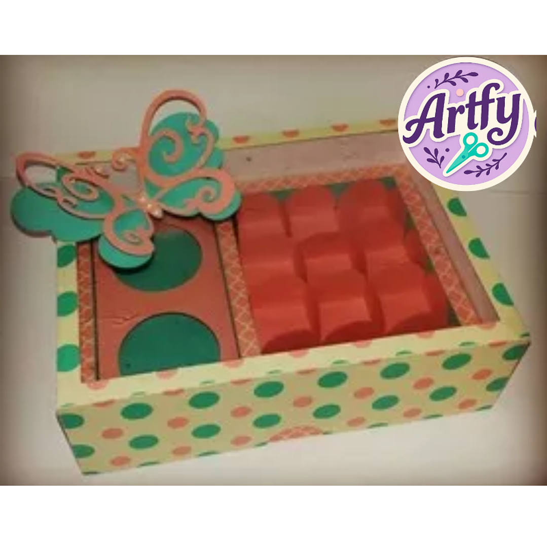 Caixa 2 Cupcake e 12 Docinhos 1