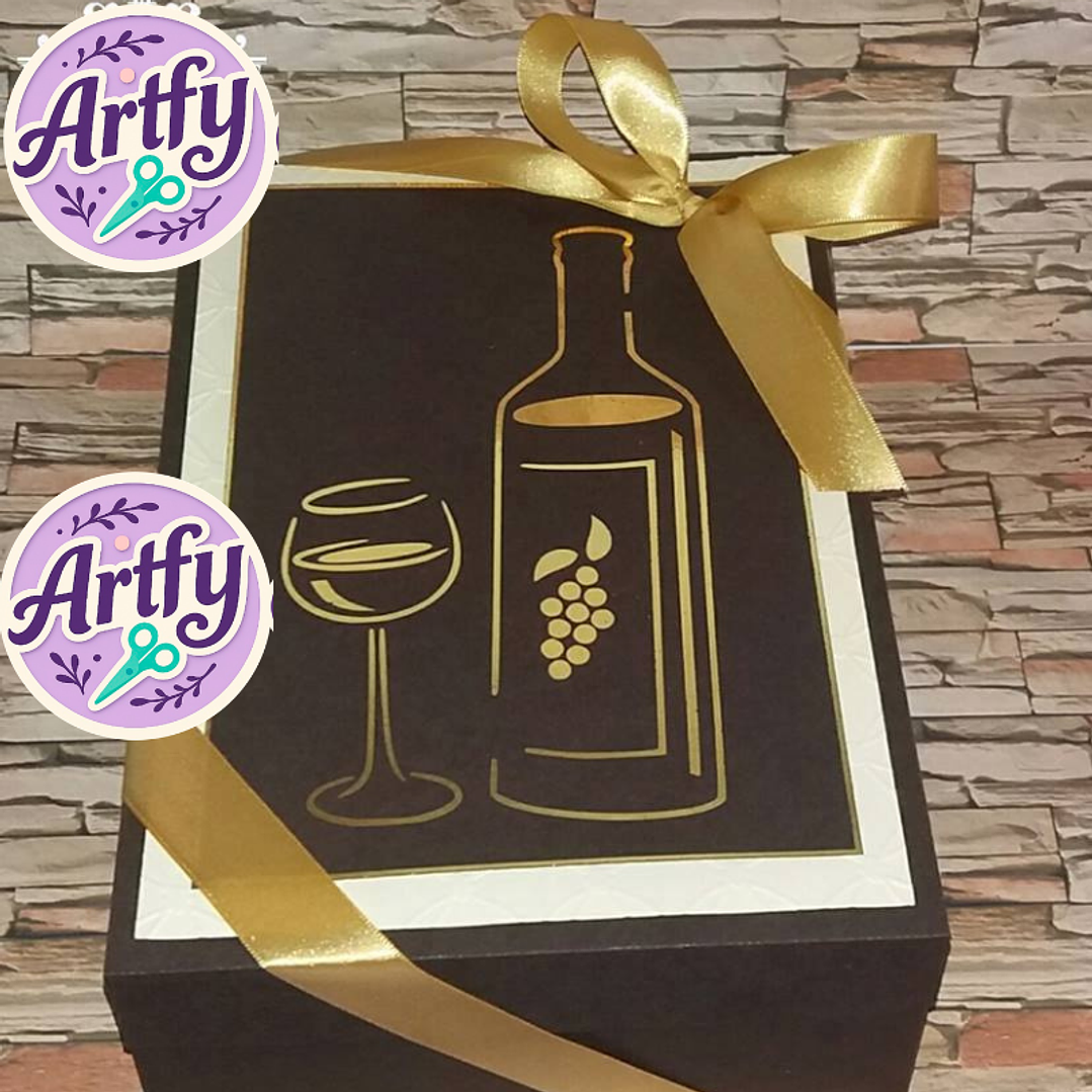 Caixa Chandon Baby e Taça 1