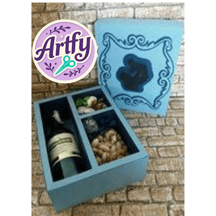 Caixa para Mini Vinho 1