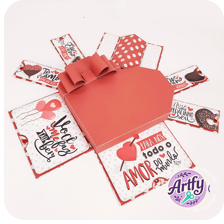 Explosão Mini Coração 1