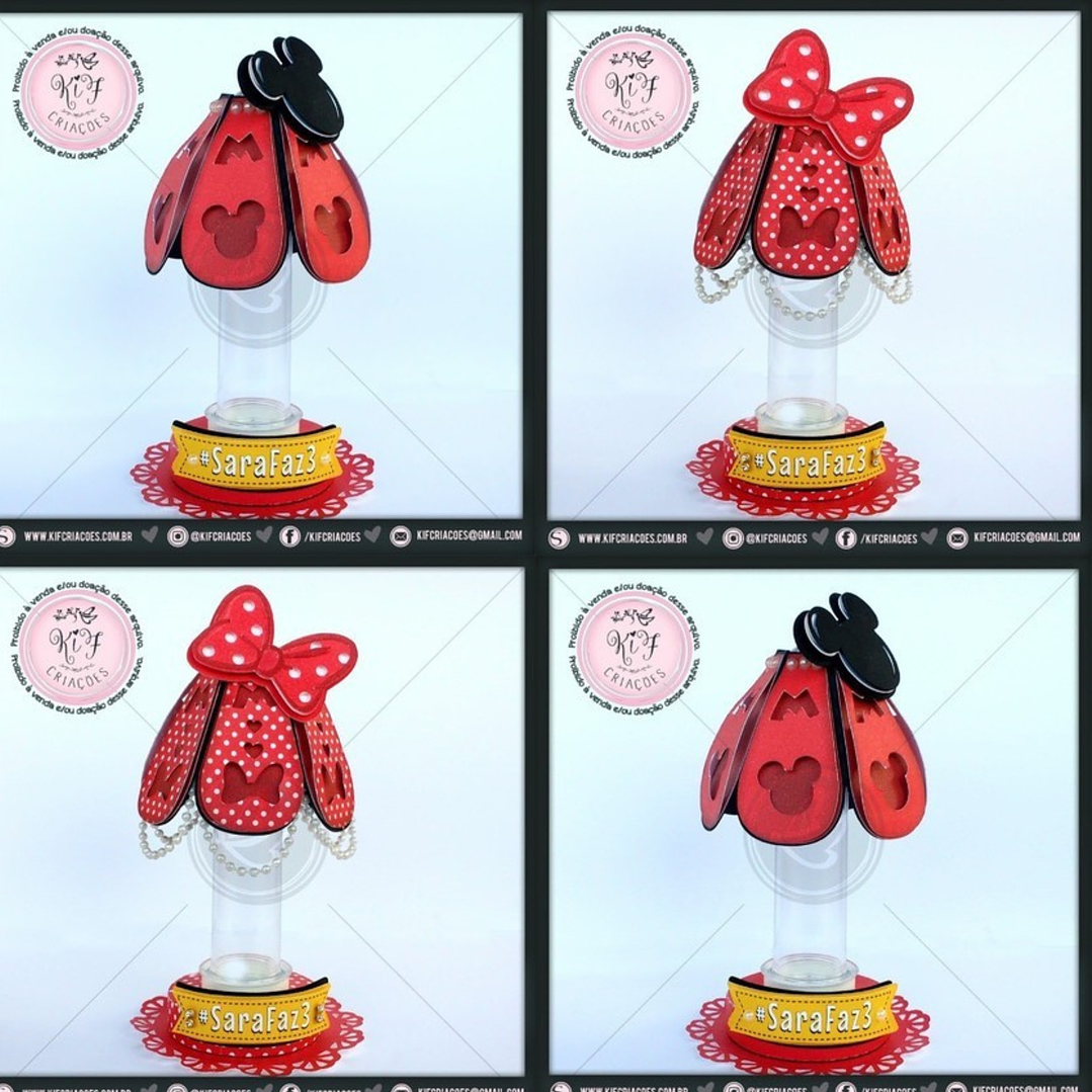 PORTA TUBETE MICKEY e  MINIE  1