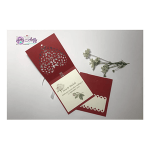 Convite de Casamento com Recorte Vazado