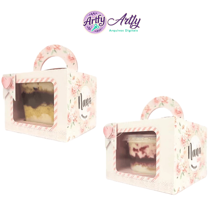 Kit Caixas Bolo de Pote 1