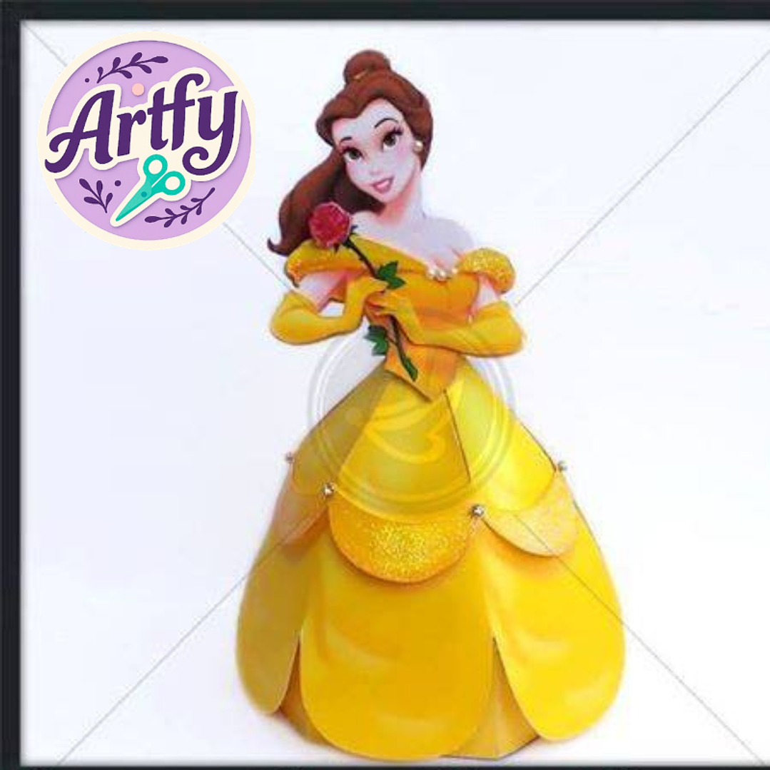 Porta Doce Princesa Bela 1