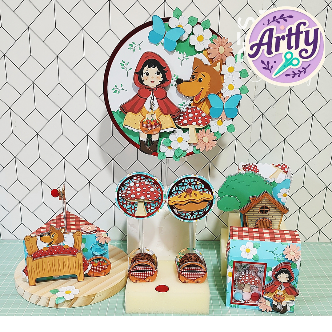 KIT Festa Chapeuzinho  1