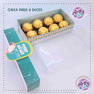 Caixa para 8 Doces