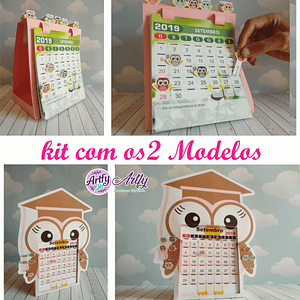 Calendário Corujinha