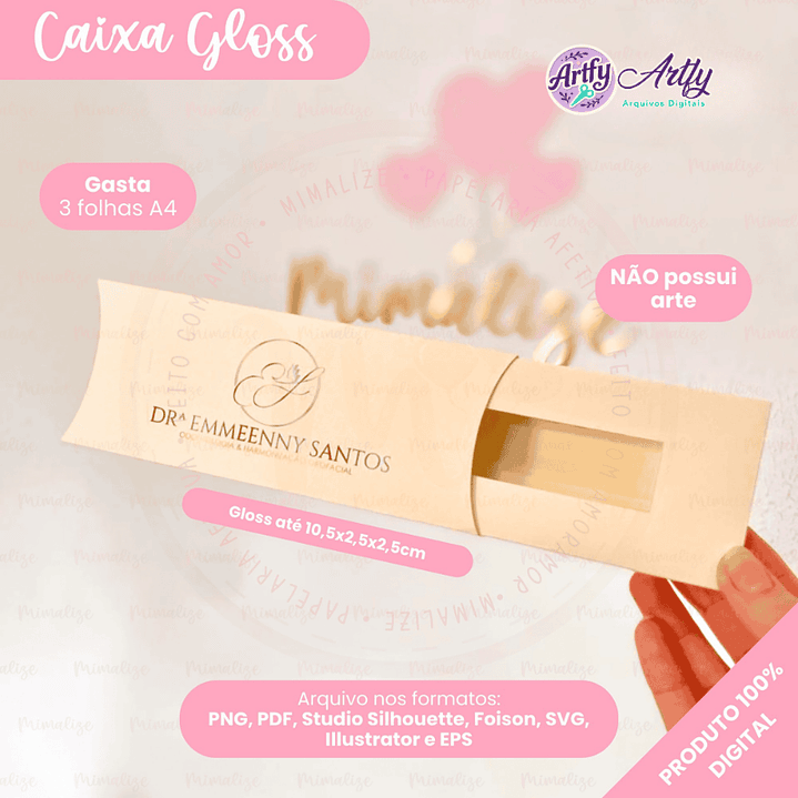 Molde Caixa Gloss 1