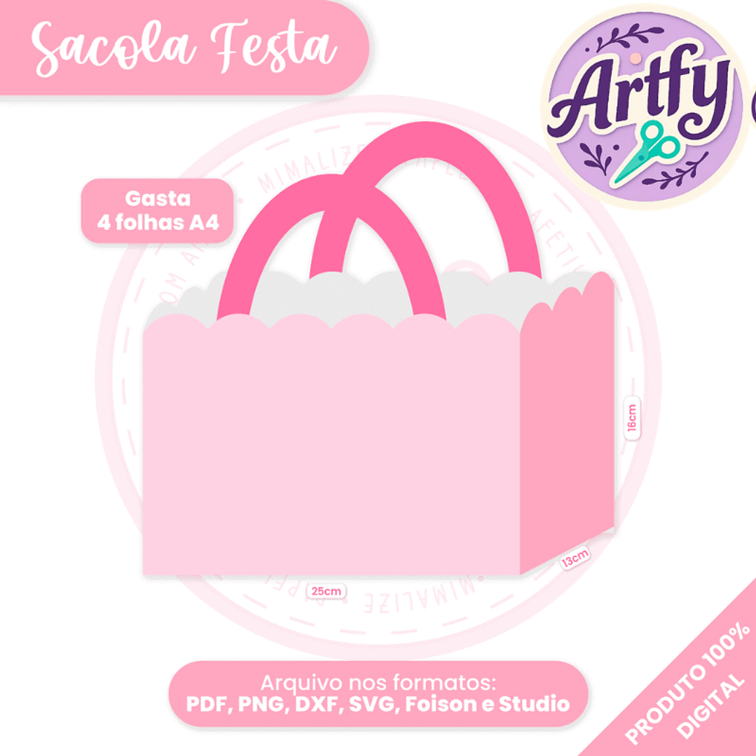 Molde Sacola Festa 1