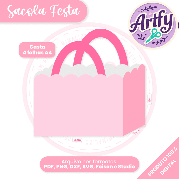 Molde Sacola Festa 1