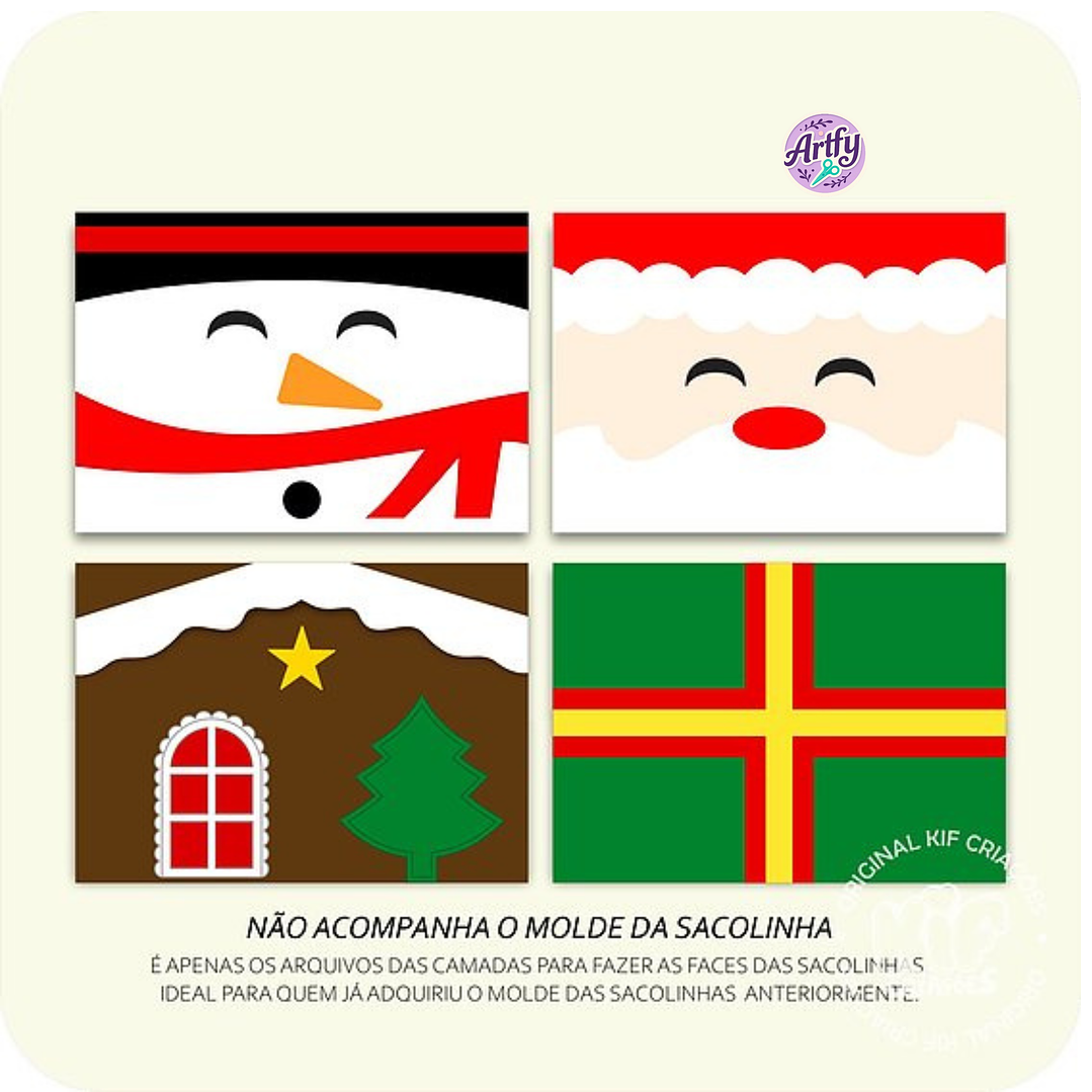 Faces Sacolinhas Natal 1