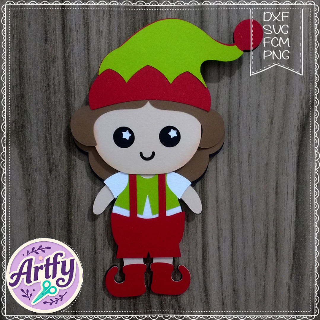 Ajudante Natal Menino - Figurinhas 1