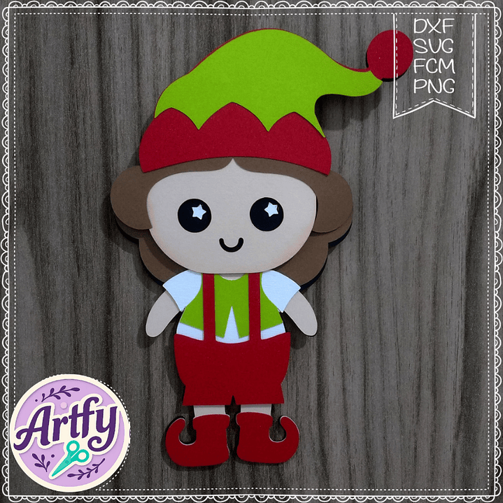 Ajudante Natal Menino - Figurinhas 1