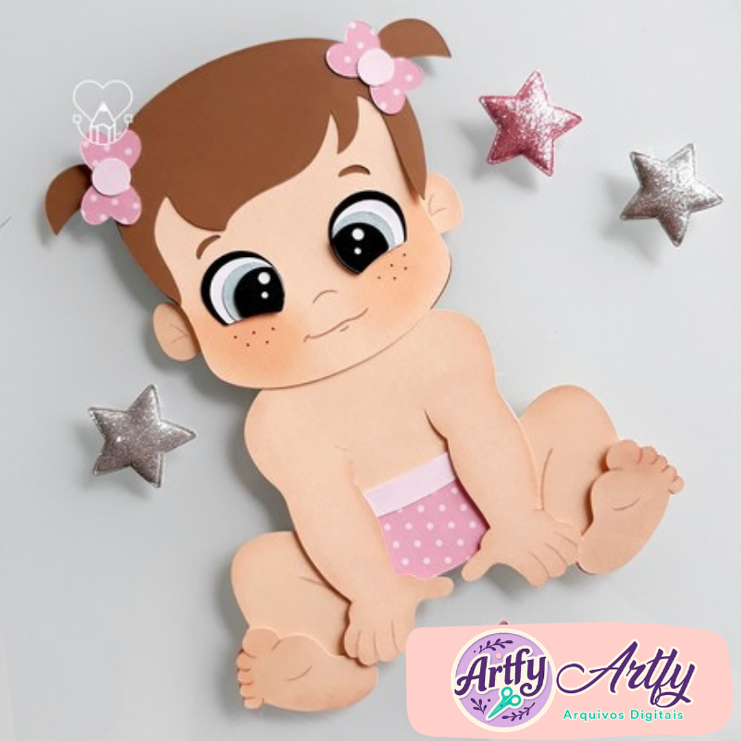 Bebê Menina - Figurinha 1