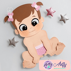 Bebê Menina - Figurinha
